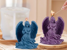 Molde silicona angel alado